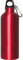 Borraccia Alluminio 500 ml con moschettone in Alluminio. Materiale: Alluminio/plastica Misure Articolo (cm): Ø 6,5x21 cm.per info contattare MF Sport 055-264490 (Rosso)