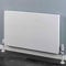 700mm(w) x 600mm(h) White Volta TYPE 11 / K1 Flat Panel, Designer Landscape Radiator - 2275 BTU's Central Heating Radiator (Single Panel/Single Convector)