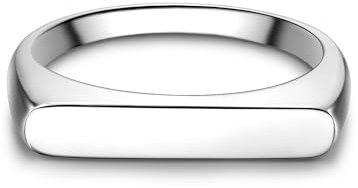 GLANZSTÜCKE MÜNCHEN Damen Siegel-Ring aus 925/- Sterling Silber - Damenring Silberring