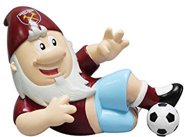 FOCO Officially Licensed West Ham United FC Sliding Tackle Football Garden Gnome