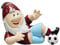 FOCO Officially Licensed West Ham United FC Sliding Tackle Football Garden Gnome