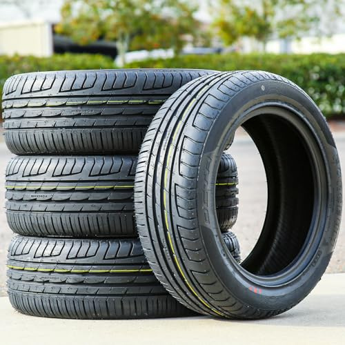 Set of 4 (FOUR) Forceum Octa All-Season Passenger Car Performance Radial Tires-205/55R16 205/55ZR16 205/55/16 205/55-16 94W Load Range XL 4-Ply BSW Black Side Wall UTQG 400AA