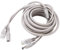10M/393 7ft Câble Ethernet cable camera de surveillance Port RJ45, Câble DC Ethernet CCTV, Câble d'extension d'alimentation pour Caméras IP NVR Système Connecteurs DC