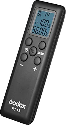GODOX RC-A5 Telecomando 16 canali 6 gruppi di ricambio per Godox SL-60W SL-100W SL-200w SLB60W LED308W / Y/C LED308IIW / Y/C LED500W / Y/C LED500LW / Y/C LED500LRW / Y/C LEDP260C LC500