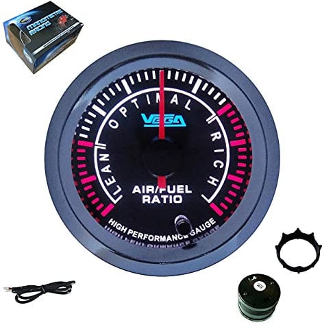 Vega® Druckmessgerät, hohe Präzision, Luft/Benzin, AFR, 7 Farben, 52 mm