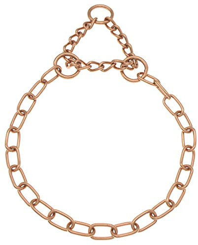 Sprenger Hundehalskette mit Durchzugskette 3 mm I CUROGAN Hundehalsband für kurz- und langhaar Hunderassen bis 55 kg (65 cm)