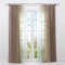 HongYa 2er-Pack Farbverlauf Gardinen Transparenter Voile Vorhänge Schals mit Kräuselband H/B 225/140 cm Braun
