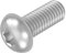 SECCARO Tornillo de cabeza plana M4 x 10 mm, acero inoxidable V2A VA A2, ISO 7380, hexágono interior, 20 unidades