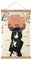 TTOOXZ Miku Nakano Magnetische Schnörkeln, Vintage-Manga-Kleiderbügel, Poster, DIY, Wandstoff, Dekoration, hängende Gemälde, Rahmen-Set, Halter für Wohnzimmer