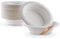 FOOGO Green 200 Disposable Sugarcane Bagasse Bowls, Medium 16oz (450ml), 7(18cm), for Soup, Salad & Desserts, EcoFriendly, Biodegradable Party, Like Bamboo, Wooden & Sturdy Paper Bowls for Hot Food