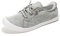 HEVA Baskets à enfiler en toile pour femme - Chaussures de randonnée confortables, gris, 38 EU