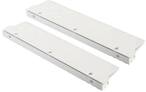 DDR5 Memory Cooler, Aluminum Alloy Heatsink with Easy Installation, Wide Compatibility for Computer Water Cooling (White)