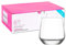 ACAN Tradineur - Caja de 6 vasos Modelo LAL - Capacidad de 345 ML - Fabricado en Vidrio Resistente - Apto para lavavajillas - Tamaño aprox: diámetro 7 x 9 cm - 6 Uds Total.