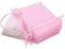 dogmoon Organza Beutel mit Kordelzug, 50 Stück 15 × 20 cm Geschenk Hochzeit Säckchen, Organza Geschenk Schmuckbeutel, Organza Schmuckbeutel, Hochzeit Bonbonsbeutel für Hochzeit Oder Fest Party(Rosa)