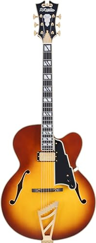 D'Angelico Excel EXL-1 Hollowbody E-Gitarre - Dark Iced Tea Burst