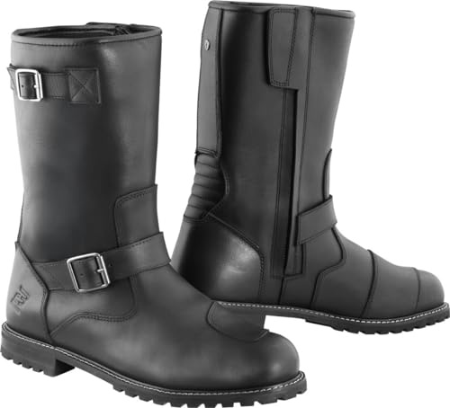 Bogotto Danko wasserdichte Motorrad Stiefel, schwarz, 42