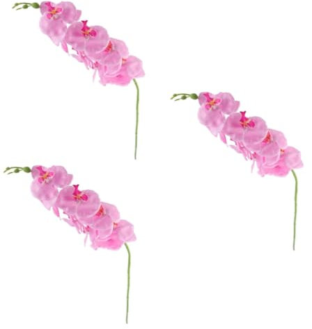 Cabilock 3St Seidenorchidee Seiden-Phalaenopsis-Orchidee Wohnkultur Dekor Simulation Orchidee, UQLLAOV2V18AWL0073JW9R