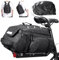 RAINSMORE 3 en 1 Sacoche Velo Porte Bagage Arriere 15L Sacoche Vélo Arrière Imperméable avec Housse de Pluie et Réfléchissante Sac à Vélo