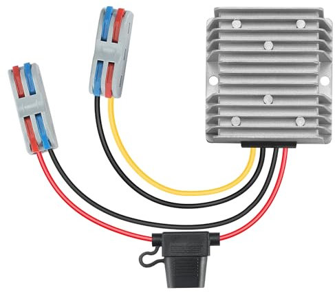 DC-DC Spannungswandler 20V-60V auf 12V 20A • 240W Step-Down Converter • IP67 Wasserdicht • Überlastschutz • Ideal für Auto, Solar & Industrie