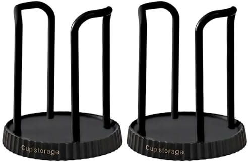 2pcs Dispenser per Bicchieri di Carta, Supporto per Espositore per Tazze, Portabottiglie per Tazze da tè, Dispenser per Bicchieri di Plastica, Portabicchieri Porta Bicchierini Caffe per Casa, Ufficio