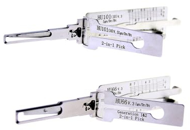 YCXNLONG Auto LiShi HU66 HU101 Lock Pick and Decoder Tool for Car Door Lock, Professional Locksmith Tools, Fast Opener