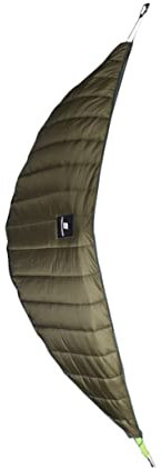 BCOATH Verdickte Hängematte Mit Isolierhülle Für Winter-Camping Winddicht Und Warm Aus Baumwolle Für Outdoor-freizeitaktivitäten Faltbar Und Tragbar Armeegrün