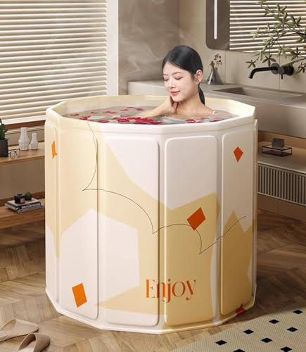 Bewegliche Badewannen, Faltbar, Keine Installation Erforderlich, Tragbare Große Badewanne, Kryotherapie Und übungskühlung, Isolierter Eiskübel Für Den Innen- Und Außenbereich, Praktische Au(Size:70cm)