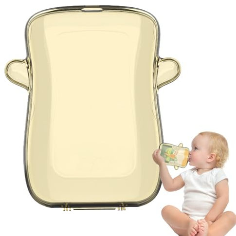 Support de poche à presser – Support de poche portable pour bébé – Support de boîte à lait – Réutilisable – Anti-déversement – Porte-fruits sans pression pour boîtes à boissons