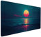 Schwarz Schreibtischunterlage Mond Mousepad Groß 1000x500x3 mm XXL Mauspad mit Wasserdicht rutschfest Gummibasis, für PC MacBook und Laptop Mousepad Gaming Zubehör für Büro Deko Aesthetic Z-466