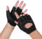 Trainingshandschuhe, Atmungsaktive Gewichtheberhandschuhe, Schwarze Handschuhe für Frauen Und MäNner, Halbfinger-Fitnesshandschuhe für Fitnessstudio, Radfahren, Fitnesstraining, Anti-Hornhaut-Handsch