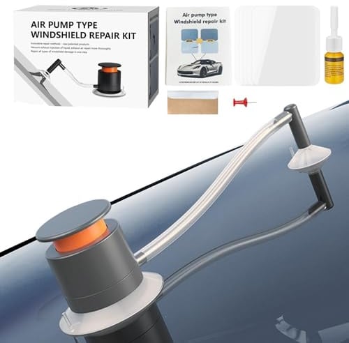 Resina per Parabrezza Auto - Fluido per Riparazione Vetri Auto, Sigillante per Crepe sul Parabrezza | Fluido per Riparazione Parabrezza Auto, Kit di Riparazione Parabrezza per Auto