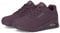 Skechers Damen UNO Stand On Air Sneaker, Burgundy Duraleather/Mesh, 36 EU
