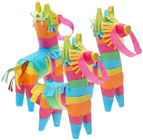 TOYANDONA 3st Mexikanische Piñata Esel-pinata Esel Pinata Esel-pinatas Geburtstag Babyparty-piñata Pinata- Cinco De Mayo Partybevorzugung Papier