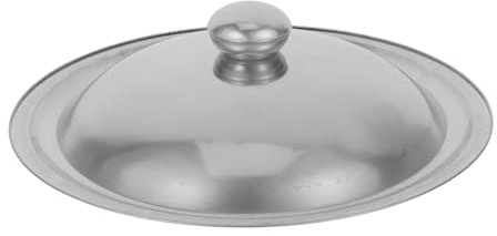 PRETYZOOM Tapa De Olla Acero Inoxidable Tapa Para Sartén Fácil De Limpiar Asa Robusta Resistente Repuesto Para Cocina
