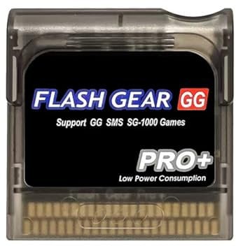 Multi Game Flash Gear Pro+ Game Cartridge for Sega GG Game Gear Console, 600+ Games, Low Power