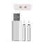 HAISENG Batterie CR425 rechargeable par USB pour téléphone plat