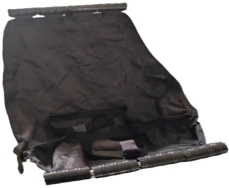 Hängematte für den Baby-Korbwagen - Atmungsaktiver Stoff, sichere Sicherheitsgurte, leichtes faltbares Design, bequeme Sitzstütze mit verstellbarer Kopfstütze | Ideal für Einkaufs-Trips W