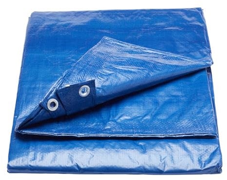 ProDec 5,4 m x 3,6 m abdeckplane wasserdicht Mehrzweckplane – poolabdeckung rechteckig, tarp tarpaulin plane wasserdicht poolmatten schutzboden poolunterlage bodenschutzmatte pool sandkasten abdeckung