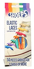 Shoeps Elastic Laces, 14 pieces - Mix 2.0 - Multi-Colour, Regular