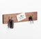 WOODS - Porte-clés mural en bois aimanté - décoration/peut servir de porte-couteaux - fabriqué à la main en Bavière - noyer - 30 cm