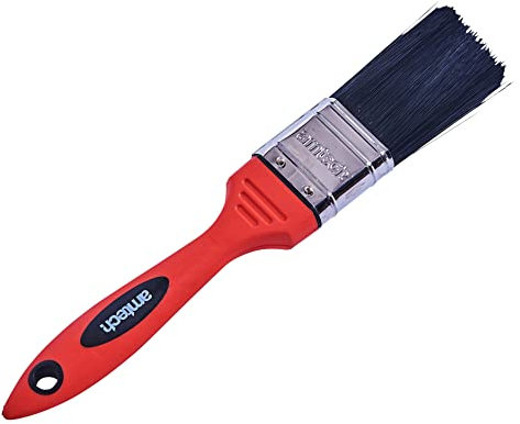Amtech G4360 1.5 inch Paint Brush (38mm), No Bristle Loss design, Soft Grip and available as 0.5”, 1”, 2”, 2.5”, 3” and 4”, Multi-Colour