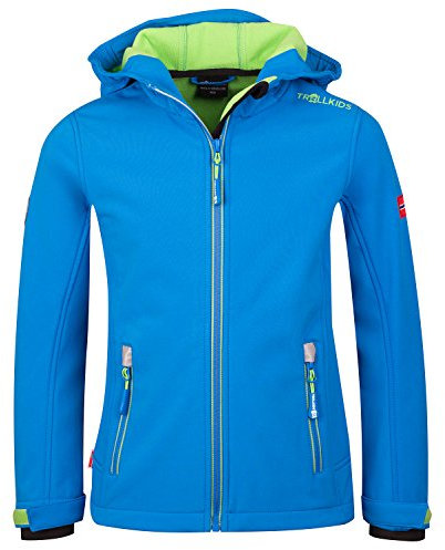 Trollkids Kids Trollfjord Jacket 164, medium Blue