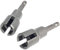 PANOVOS (2pc) Power Wing Nut Driver Set,Slot Wing nuts Drill Bit Socket Wrenches Tools Set,1/4 Hex Shank Drills Bits for Panel Nuts screws eye C hook bolt