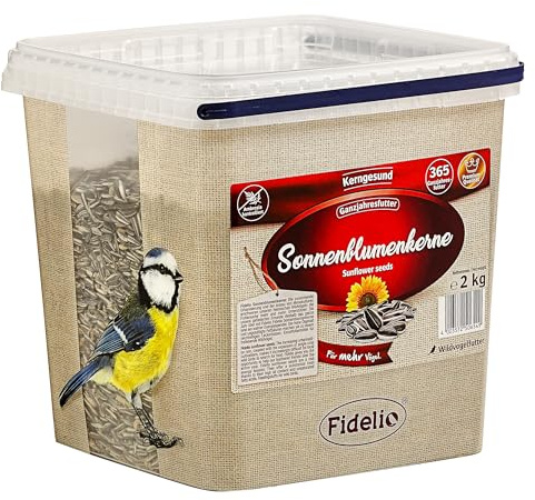 Fidelio Wildvogelfutter, Sonnenblumenkerne, 2 kg