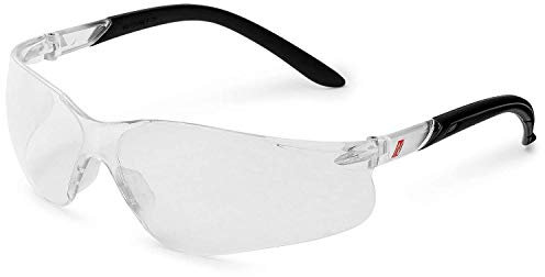 NITRAS Vision Protect Schutzbrille - Arbeitsbrille aus Polycarbonat mit UV-Schutz - Passend für Erwachsene (Damen & Herren) - Klar (Transparent)