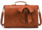 ECOSUSI Borsa Porta PC 15,6 Pollici a Tracolla Donna pelle Grande Ventiquattrore Cartella Computer Borsa Messenger Vintage per Laptop Valigetta Ufficio Lavoro Insegnante Scuola Marrone Chiaro