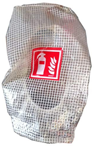 Brandengel® Schutzhaube Gitternetzschutzhaube für 2 kg Feuerlöscher ISO Kasten Schrank