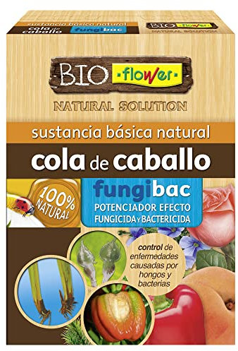 Flower - Fungibac Cola de Caballo | Fortalecedor Ecológico para Jardín | Protección Natural contra Hongos | Jardinería Responsable, 50 ml