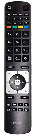 VINABTY RC5116 Universal Telecomando sostitutivo compatibile con Digihome compatibile con Finlux TV compatibile con Linsar TV