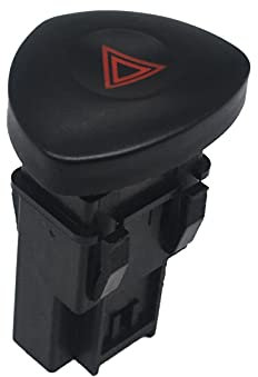 KASturbo Bouton Warning Interrupteur Feux de détresse Commutation d'avertissement Danger pour R-enault Clio MK II 1998-2005 8200442723